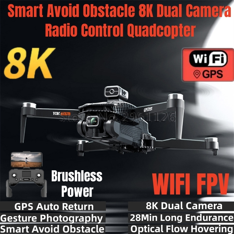Drone Rc Fpv Manual - 스마트 장애물 회피 RC 드론, 8K