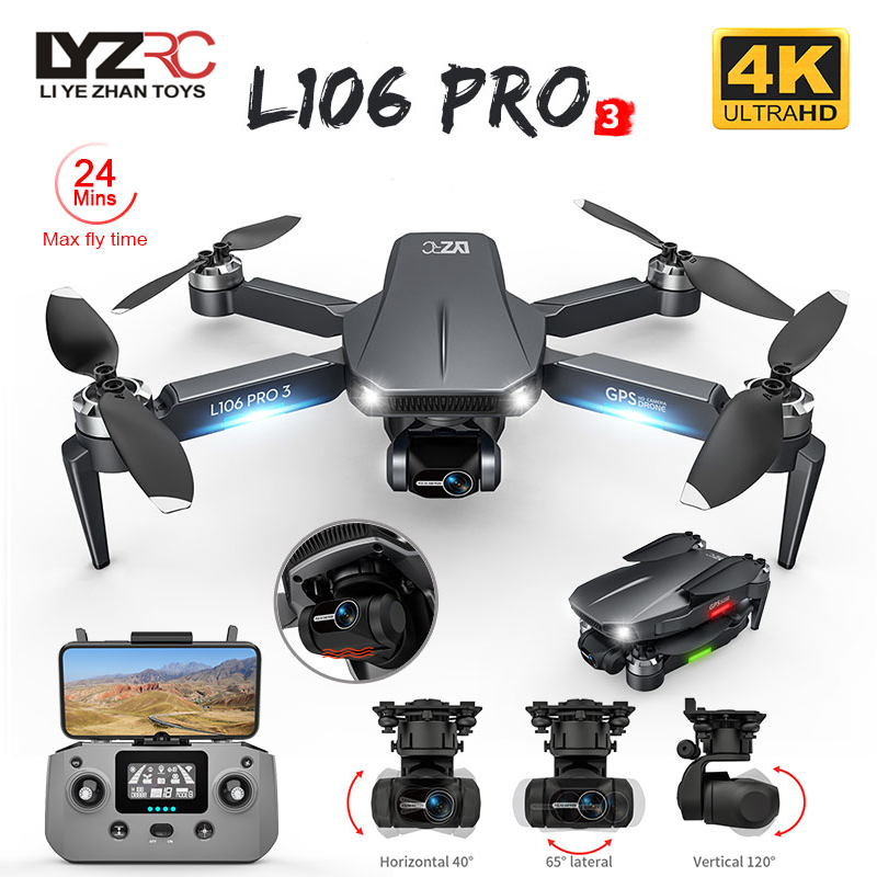 Drone Rc Foldable - FPV 접이식 GPS RC 쿼드콥터, L106