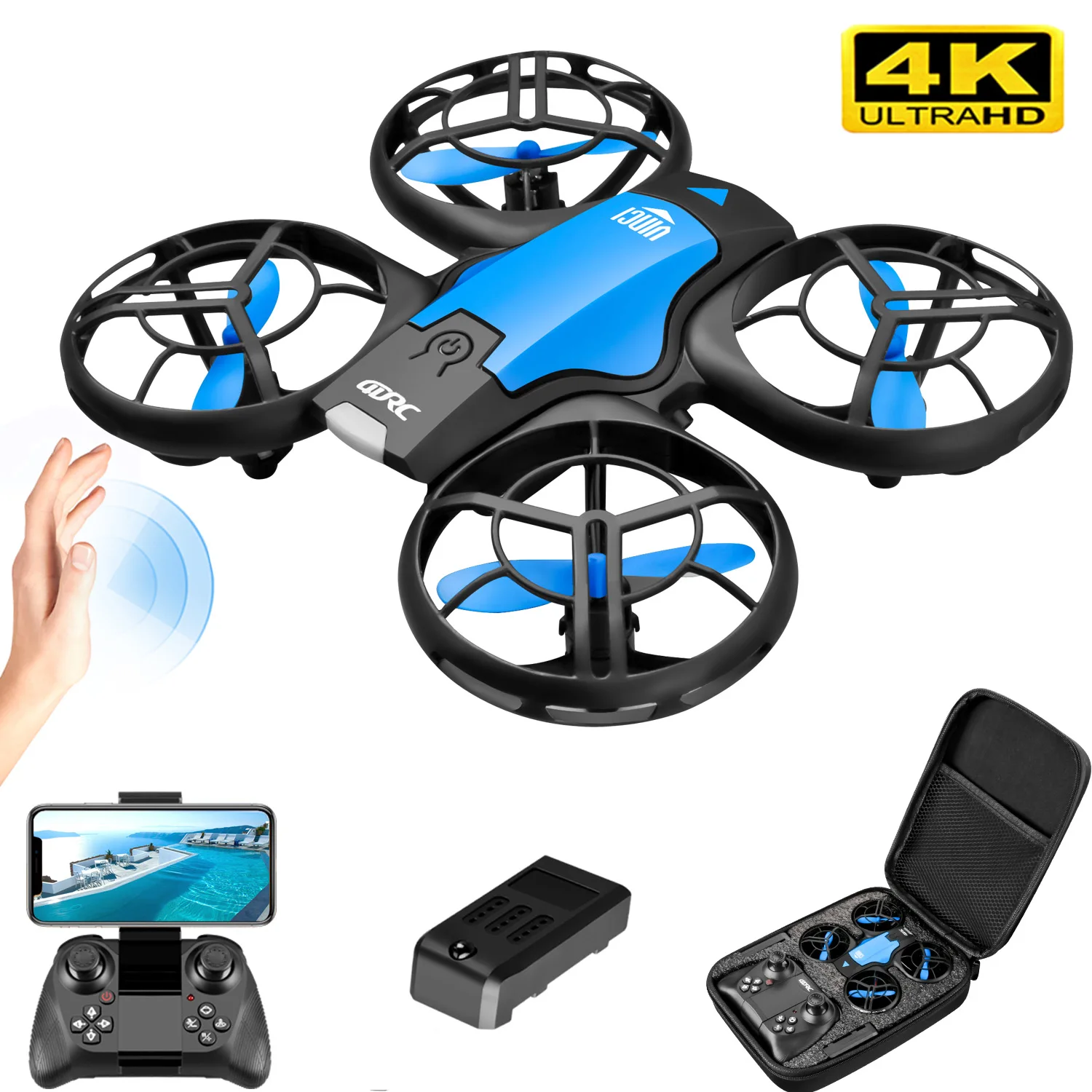 V8 신형 미니 드론 4K 프로페셔널 HD 1080P  - Drone Rc Helicopter With Camera 리뷰 및 가격