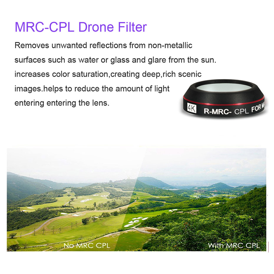 DJI 매빅 프로 드론 필터, CPL UV 스타, 중립 - Drone Rcfpvpro 리뷰 및 가격