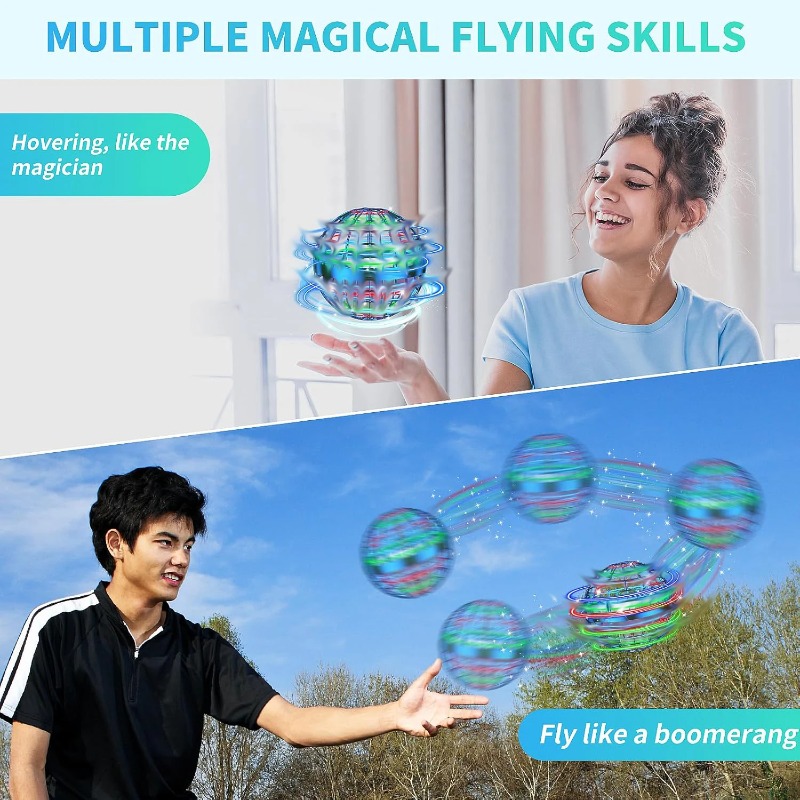 2026 AI 플라잉 오브 볼 장난감 갤럭시 코스믹 글 - Drone Ball Rc 리뷰 및 가격
