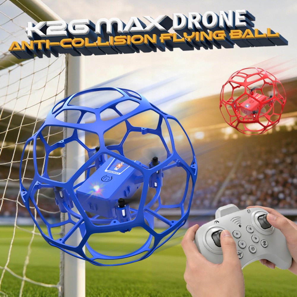LED 조명이 장착된 축구공 모양의 RC 드론 쿼드콥터 - Drone Ball Rc 리뷰 및 가격
