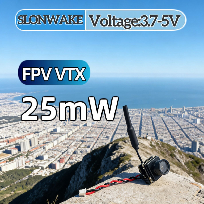 SLONWAKE FPV 25mW 전력 시뮬레이션 VTX - Drone Rc Receiver And Transmitter 리뷰 및 가격