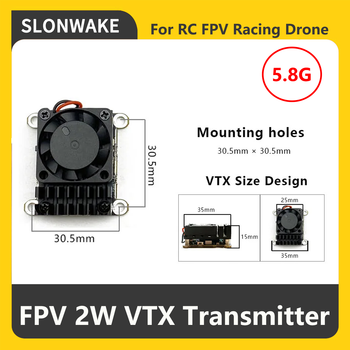 SLONWAKE 5.8G 2000mW FPV VTX 송 - Drone Rc Receiver And Transmitter 리뷰 및 가격