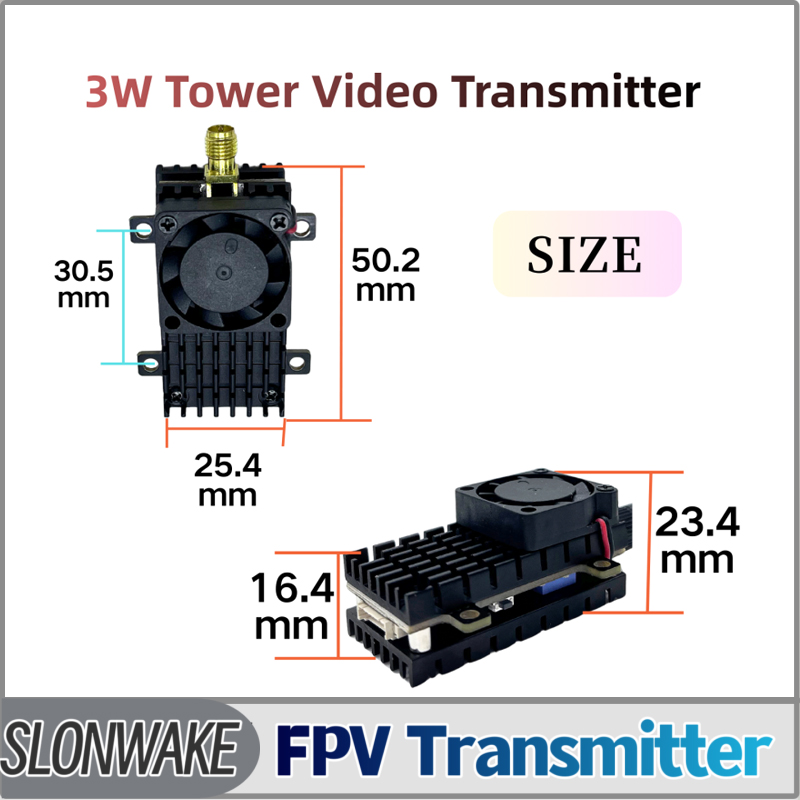 SLONWAKE 5.8G 3000mW 시뮬레이션 VTX - Drone Rc Receiver And Transmitter 리뷰 및 가격
