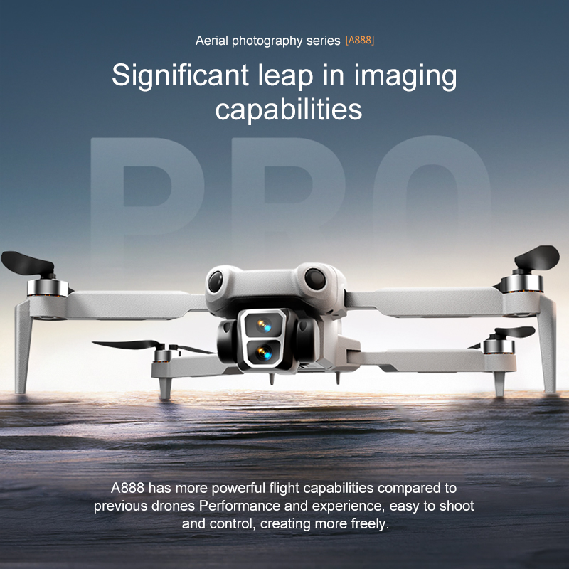 오리지널 A888 GPS 접이식 드론 8K HD 카메라 - Drone Rc Foldable 리뷰 및 가격