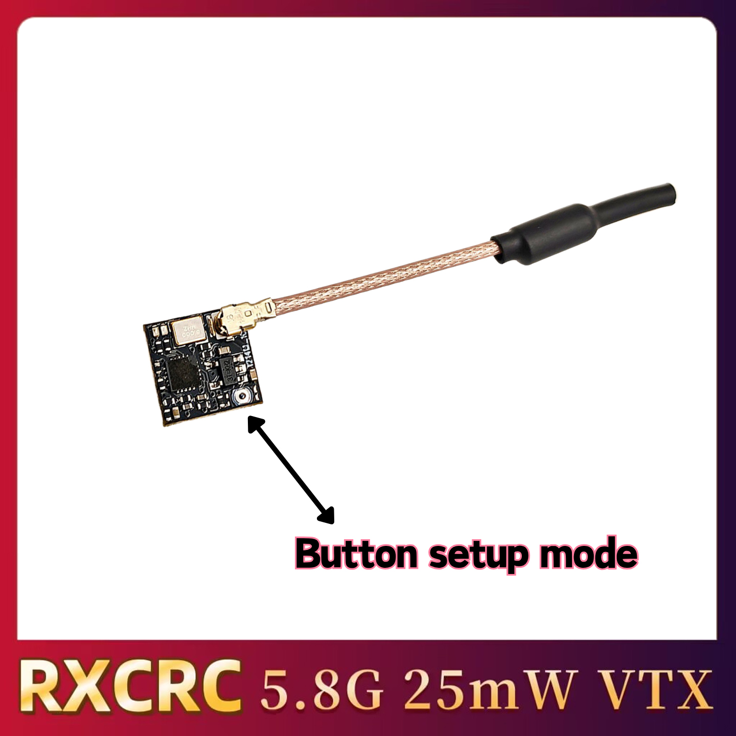 RXCRC 5.8GHz 48채널 FPV 25mW 아날로 - Drone Rc Receiver And Transmitter 리뷰 및 가격