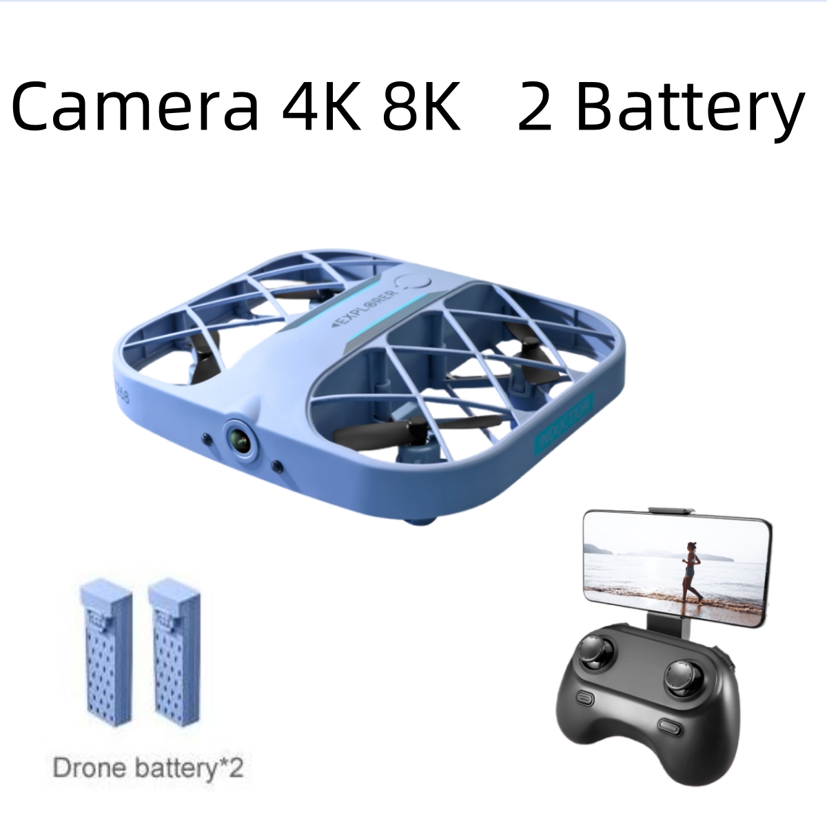 JJRC H107 FPV RC 드론(배터리 2개 포함) - Drone Rc Helicopter With Camera 리뷰 및 가격